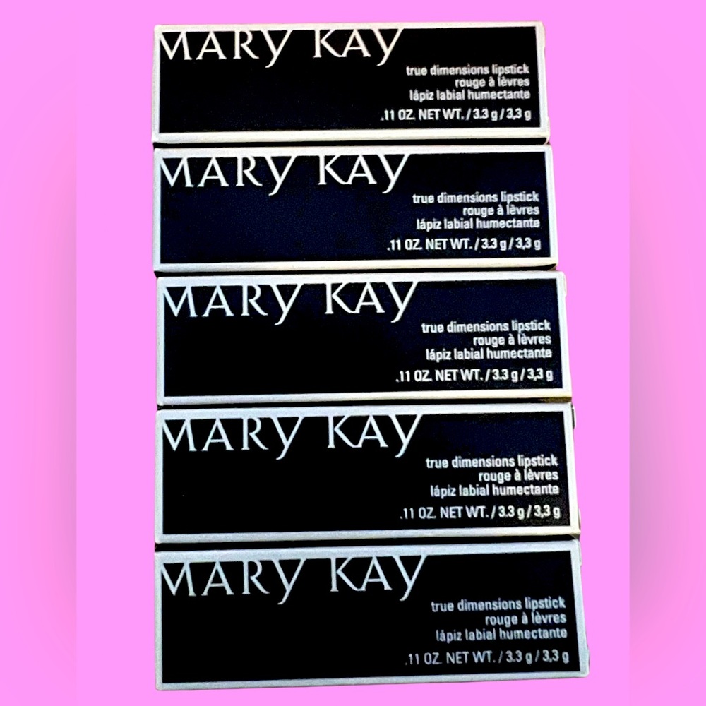 5 pack. Mary Kay “True Dimensions” Lipstick. Color: Chocolatte. New in Box.